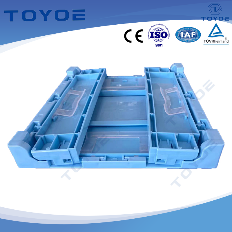 Caja de plástico forrada de espuma gris ideal para el almacenamiento de resorte del automóvil.