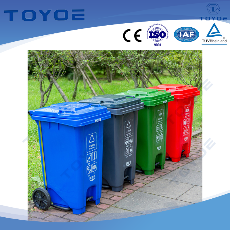 Receptáculo de reciclaje de doble torrente urbano ecodual - Exterior Compatible