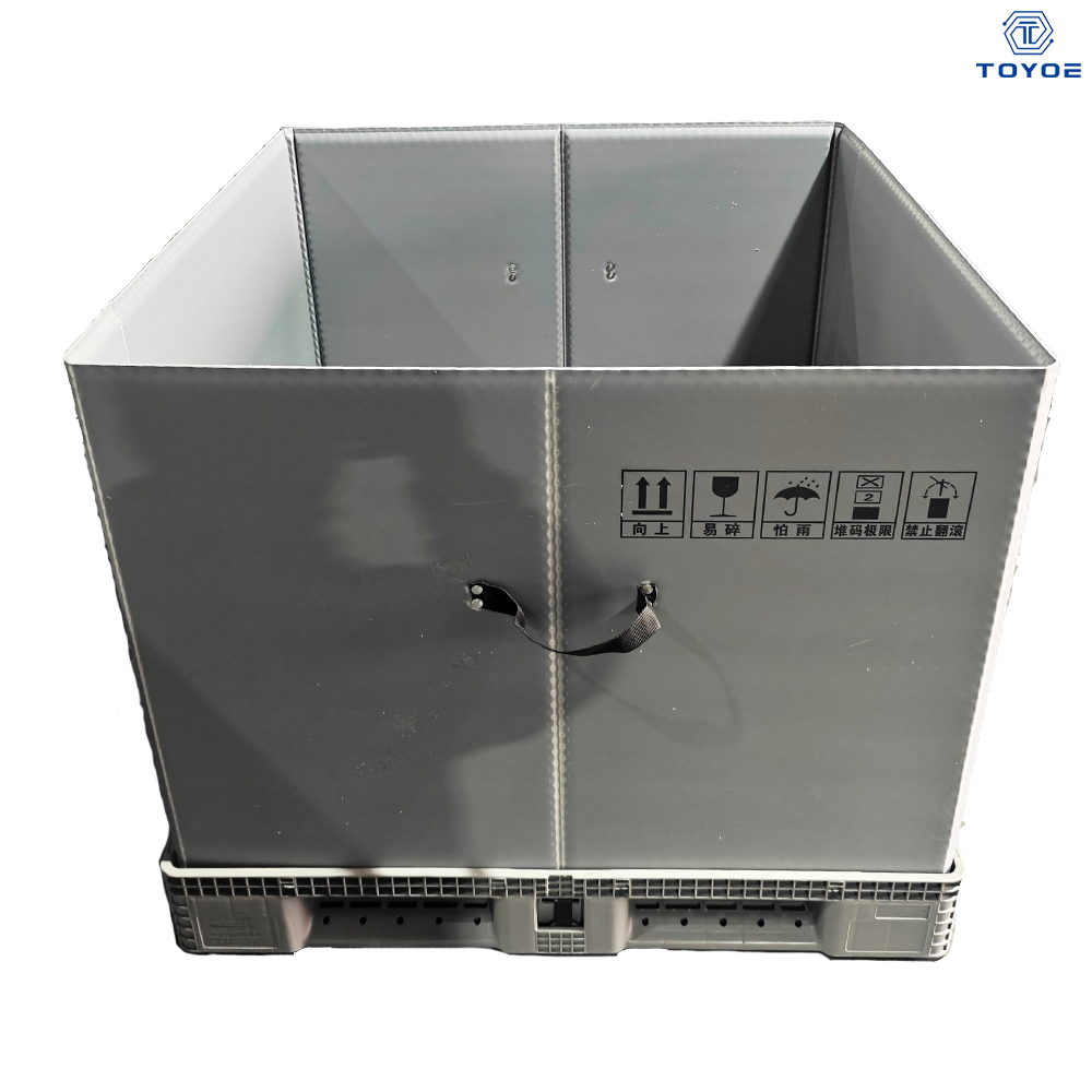 Las muestras gratuitas de 1100*1100*1100 mm se entregan en cajas de paletas de plástico con un mínimo de una pieza