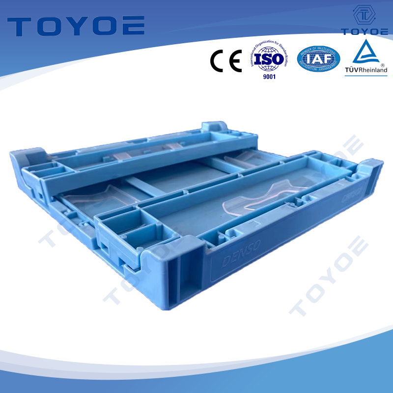 Caja de herramientas plegable HDPE azul