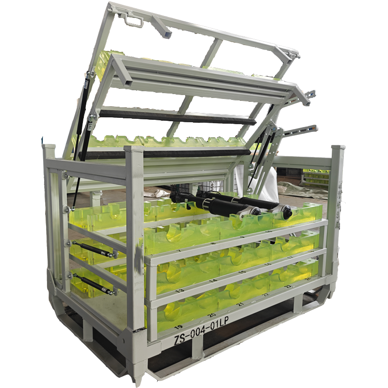 Rejilla met&aacute;lica revestida de poliuretano.