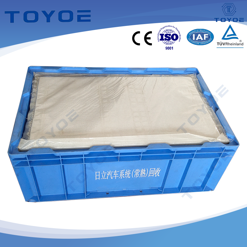 Caja de herramientas plegable HDPE azul