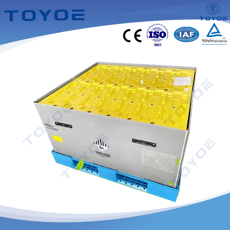 Pallets plegables aprobados por BYD: logística automática ergonómica