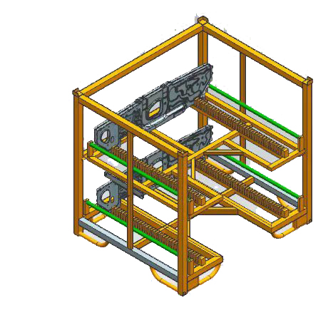 Carrito de estantería plegable portátil con ruedas