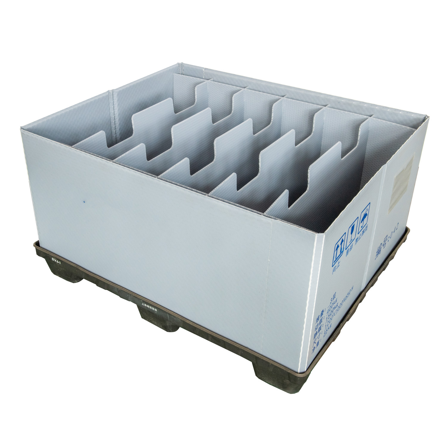 Caja palet separadora