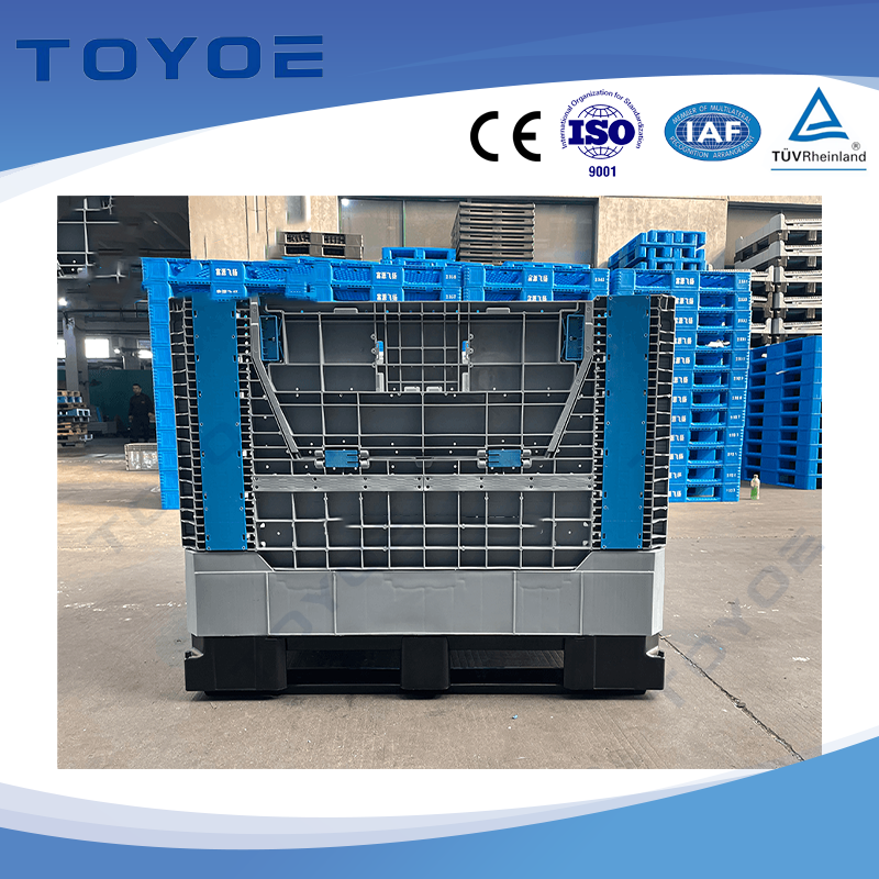 Caja-palet plegable moldeada por inyecci&oacute;n